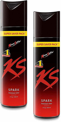 

KamaSutra spark - (2 x 260 ml) Deodorant Spray - For Men(520 ml, Pack of 2)