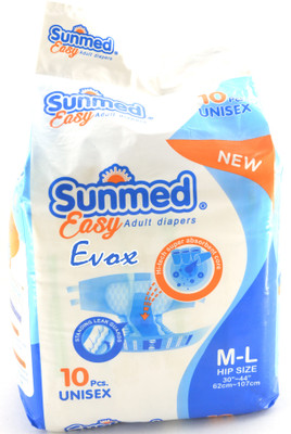 

Evox Sunmed Easy Adult Diapers - M - L(10 Pieces)