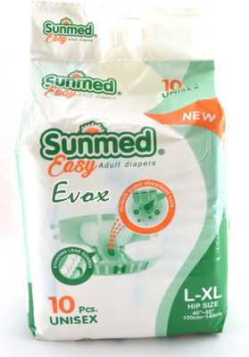 

Evox Sunmed Easy Adult Diapers - L - XL(10 Pieces)