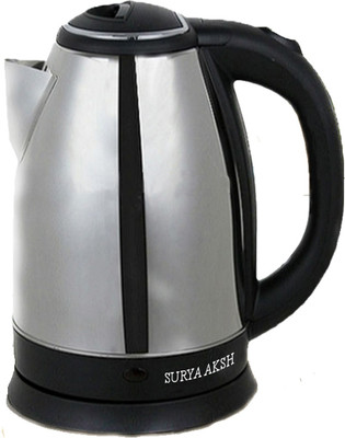 

Surya Aksh 1.8-Litre 1500W Electric Kettle Electric Kettle(1.8 L, Silver)