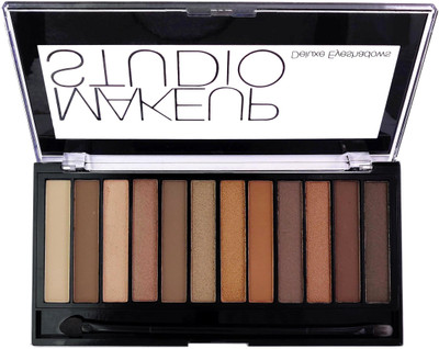 

One Personal Care Make Up Studio Deluxe Eye Shadow (12 Color, HF202-03) 20.4 g(Brown, Gold, Beige, Peach, Purple)