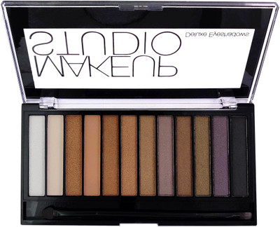 

One Personal Care Make Up Studio Deluxe Eye Shadow (12 Color, HF202-05) 20.4 g(Brown, Gold, Beige, Blue, Purple, Grey)