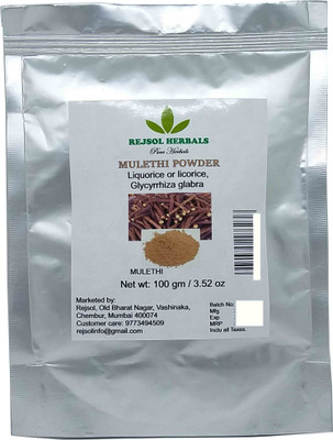

REJSOL Mulethi Powder 100gm Licorice Powder Liquorice(100 g)