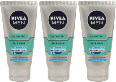 

Nivea oil control face wash (50gram X 3) Face Wash(150 g)