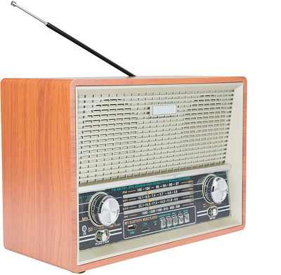 

Zahuu Bluetooth Music Player Speaker FM Radio FM Radio(Beige)