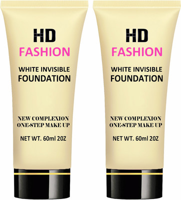 HD Fashion New Complexion ONE-STEP Invisible Make Up  Foundation(Natural, 120 ml)