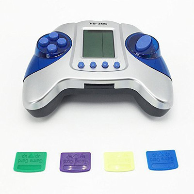 

ALLMUSIC stylish traditional mind games/puzzle video game with all in all total brick games for children/adults a25 chip video game for increasing hand-eye /mind concentration brain & iq level developer (Game will not work until inserting chip) with 4 gam