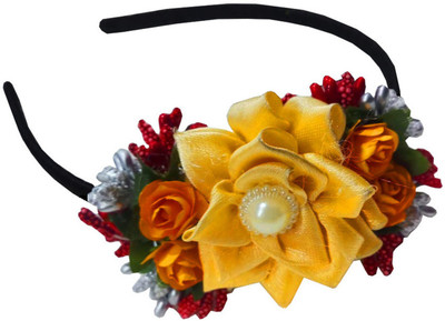 

MorningGlory Premium Grade Quality Handmade Head Band(Orange, Red, Silver, Beige, Yellow)