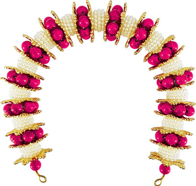 

MORGES Bun Decoration Hair Accessories Gajra For Bridal Wedding Wear, Pack Of 1 Hair Accessory Set(Multicolor)