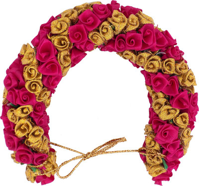 

AASA Hair Gajra Accessories For Bridal Hair Style And Wedding Hair Accessory Set(Multicolor)