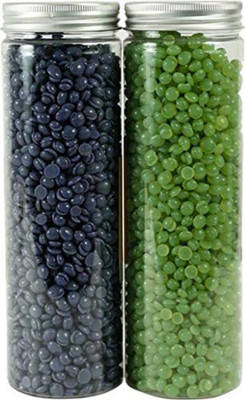 

Bluejack Green Hot Strip-less Hard Bean wax Hair Removal wax (Combo Pack Of 2) 200+200 GM WAX Wax(400 g, Set of 2)