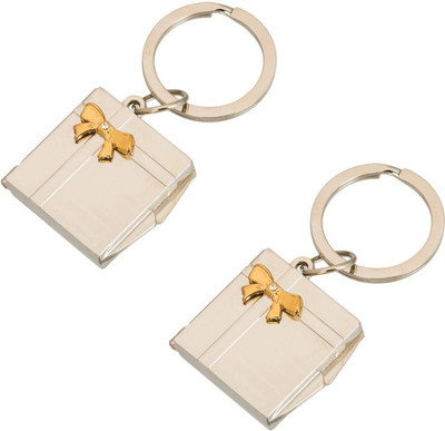 Stealodeal Passport Size Photo Frame keychain (Pack of 2) Key Chain