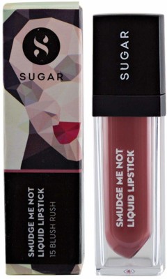 

Sugar Smudge me not liquid Lipstick (15 Blush Rush)(Blush Rush)