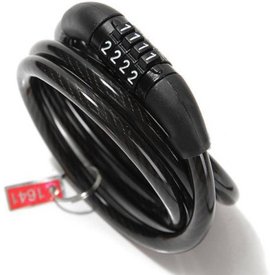MobFest Bike High Security 4-Digit Lock (Black) Cycle Lock
