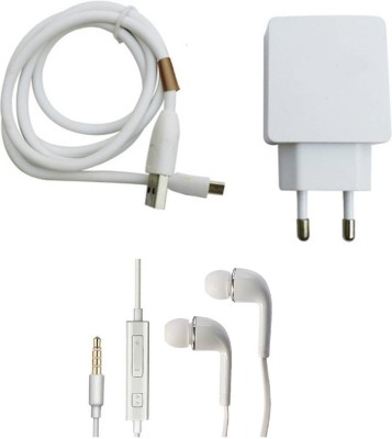Sofix Wall Charger Accessory Combo for Vivo Y93(White)