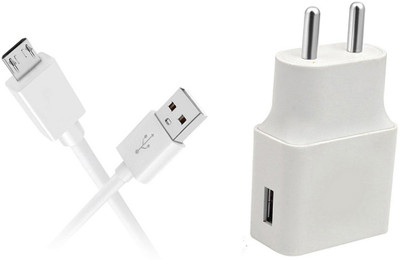 DAKRON Wall Charger Accessory Combo for Lenovo K8 Plus(White)