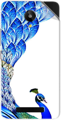 Snooky Lava Iris X1 Selfie Mobile Skin(Blue)