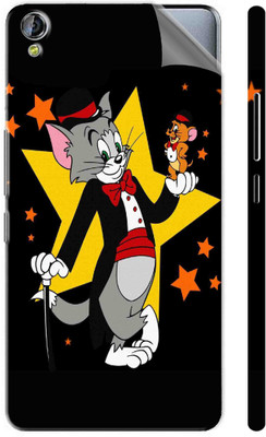 Snooky Micromax Canvas Juice 3 Plus Q394 Mobile Skin(Black)