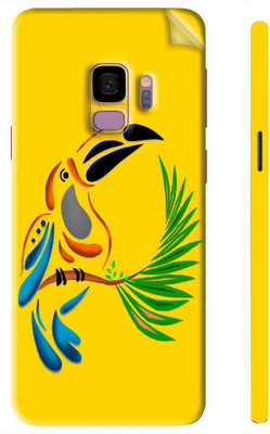 Snooky Samsung Galaxy S9 Plus Mobile Skin(Yellow)