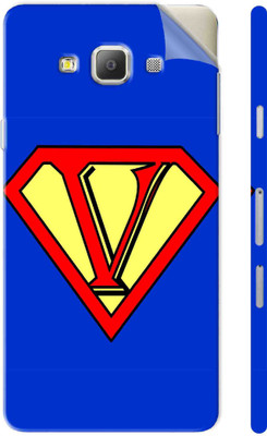 Snooky Samsung Galaxy E7 Mobile Skin(Blue)