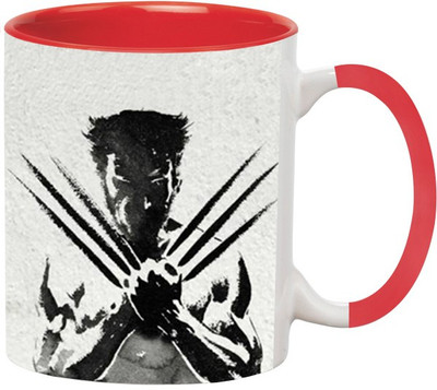 ARTBUG The Wolverine -697-Red Ceramic Coffee Mug(350 ml)
