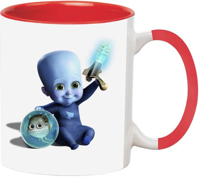 ARTBUG The Little Kid -1366-Red Ceramic Coffee Mug(350 ml)