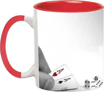 ARTBUG Change The Game -1358-Red Ceramic Coffee Mug(350 ml)