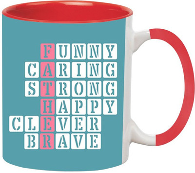 ARTBUG Funny -768-Red Ceramic Coffee Mug(350 ml)