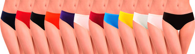 Rc. Royal Class Women Hipster Multicolor Panty(Pack of 12)