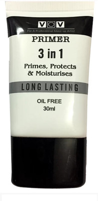 

VOV Insight 3-in-1 Primes, Protects & Moisturizes Long Lasting Oil Free Primer - 30 ml(Transparent)