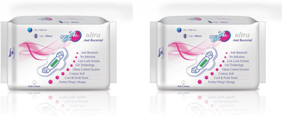 

care 24 anti bacterial Sanitary Pad(Pack of 16)