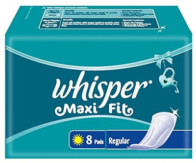 

Whisper Maxi Fit 8 Regular Pad Sanitary Pad