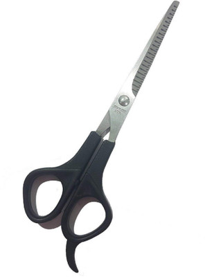 WIZME thinning scissor for hair cutting for salon use Scissors(Set of 1, Black)