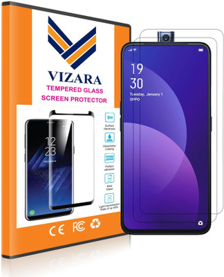 VIZARA Tempered Glass Guard for OPPO F11 Pro(Pack of 2)