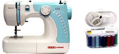 Usha MARVELA BLUE WITH SEWING KIT Electric Sewing Machine( Built-in Stitches 14)