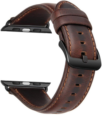 Smart watch sales leather strap