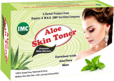 

IMC Herbal Skin toner ( Enriched with Aloevera and Mint ) Pack of 5 X 75g(375 g, Pack of 5)