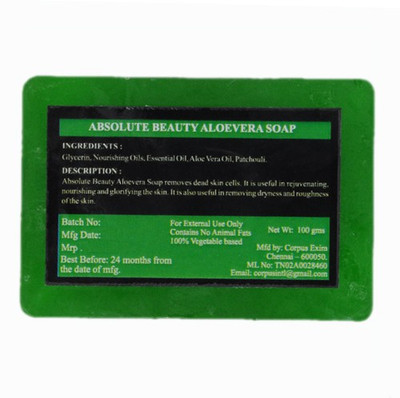 

Absolute Beauty ALOEVERA NATURAL BEAUTY SOAPS(100 g)