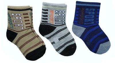 PRESENTSALE Baby Boys & Baby Girls Striped Ankle Length(Pack of 3)