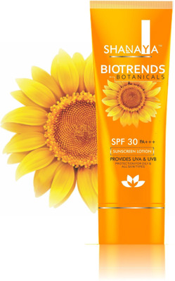 

Shanaya Biotrends Botanicals Sunscreen Lotion - SPF 30 PA+++(100 g)