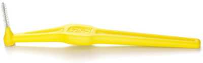 

TePe Angle Interdental Brush With Cap 0.7mm Yellow Color Pack Of 6 Extra Soft Toothbrush(Pack of 6)