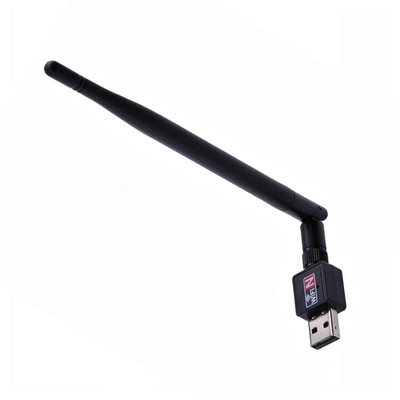 

BUY SURETY High Quality USB WiFi Dongle Wireless Adapter 802. 11n/g/b with Antenna for All PC, Laptops and Android USB Adapter(Black)
