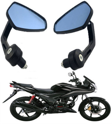 BRPEARl Manual Driver Side, Dual Mirror, Rear View Mirror For Honda CBF Stunner(Right, Left)