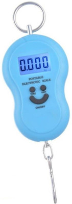

Granny Smith Smiley Pocket Weight Machine Digital 50 KG Travel Luggage Weighing Scale(Blue)