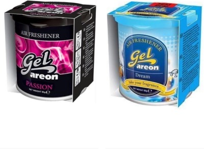 areon Passion & Dream Car Freshener Gel(2 x 80 g)