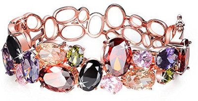 Via Mazzini Brass Cubic Zirconia Bracelet