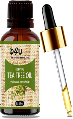 

O4U 100% Fresh, Natural & Organic undiluted Teat ree Essential oil for Aromatherapy, Moisturizing Skin, Hair & Face Care- 20 ml(20 ml)