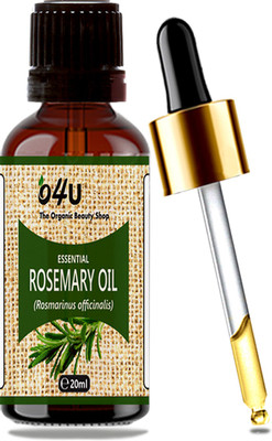 

O4U 100% Fresh, Natural & Organic undiluted Rosemary Essential oil for Aromatherapy, Moisturizing Skin, Hair & Face Care- 20 ml(20 ml)