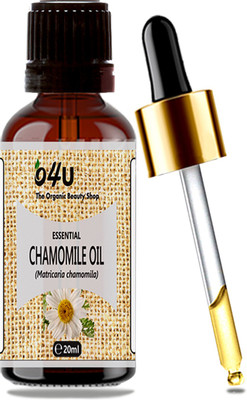 

O4U 100% Fresh, Natural & Organic undiluted Chamomile Essential oil for Aromatherapy, Moisturizing Skin, Hair & Face Care- 20 ml(20 ml)