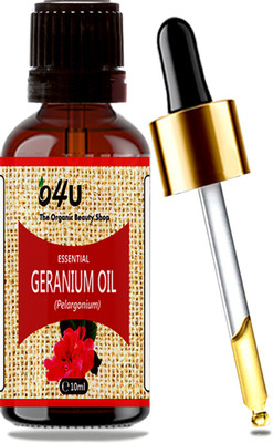

O4U 100% Fresh, Natural & Organic undiluted Geranium Essential oil for Aromatherapy, Moisturizing Skin, Hair & Face Care- 10 ml(10 ml)
